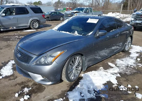 2013 Infiniti G37X z USA, uszkodzony, nr VIN JN1CV6EL4DM982881